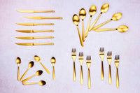 Ménagère 24 pièces KAJA - Gold