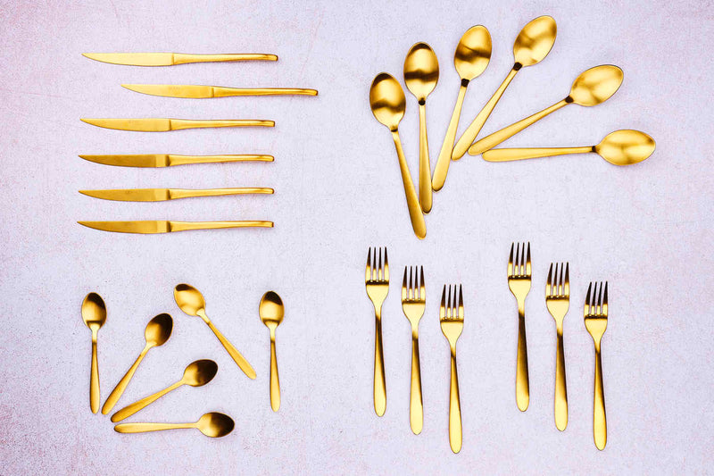 Ménagère 24 pièces Kaja - Gold