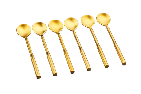 Coffret 6 petites cuillères Abel - Gold