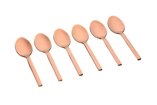 Coffret 6 petites cuillères Emund - Copper