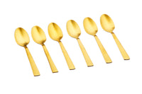 Coffret 6 petites cuillères FINN - Gold
