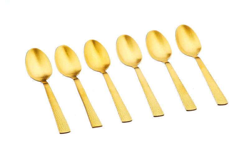Coffret 6 petites cuillères Finn - Gold