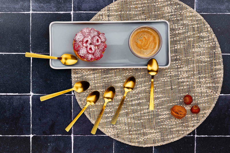 Coffret 6 petites cuillères Finn - Gold