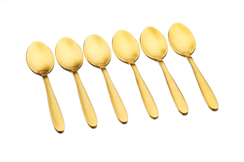 Coffret 6 petites cuillères Kaja - Gold