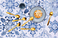 Coffret 6 petites cuillères KAJA - Gold