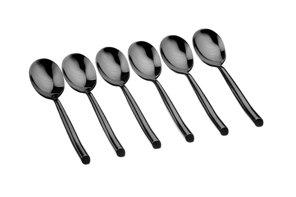 Coffret 6 petites cuillères Knut - Black