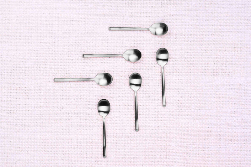 Coffret 6 petites cuillères Knut - Silver