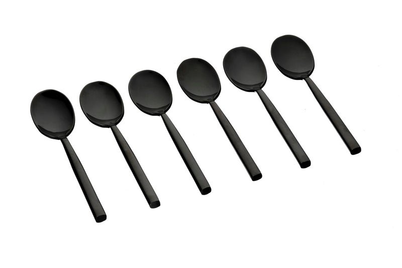 Coffret 6 petites cuillères Nils - Black