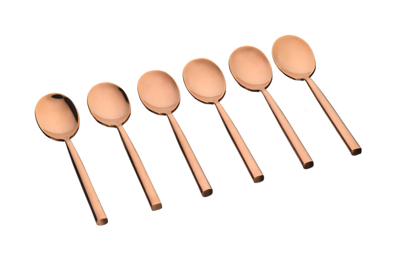 Coffret 6 petites cuillères Nils - Copper