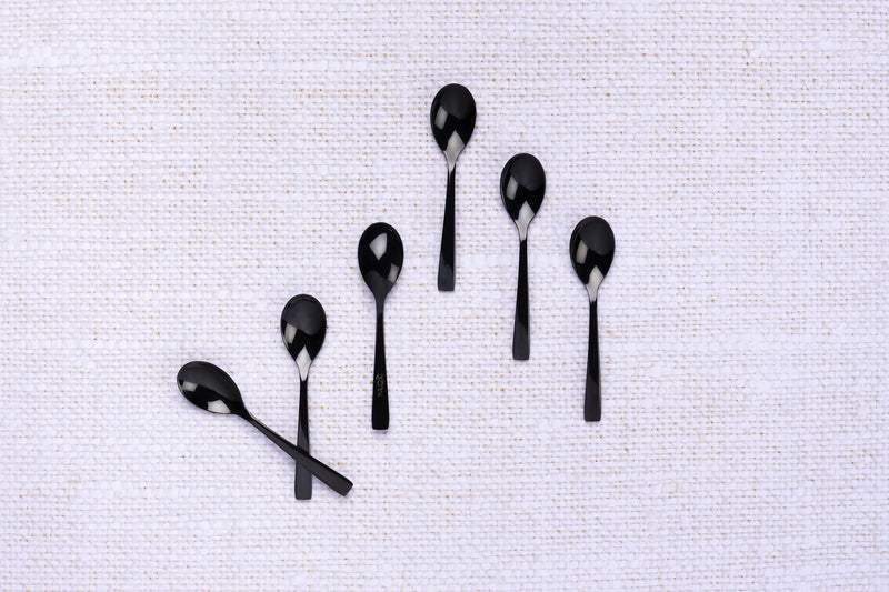 Coffret 6 petites cuillères Oglu - Black
