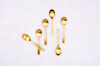 Coffret 6 petites cuillères OGLU - Gold