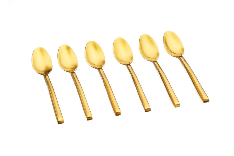Coffret 6 petites cuillères Olaf - Gold
