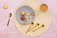 Coffret 6 petites cuillères OLAF - Gold
