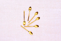 Coffret 6 petites cuillères OLAF - Gold