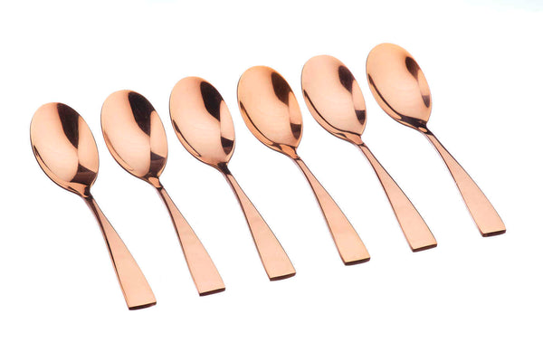 Coffret 6 petites cuillères Sven - Copper