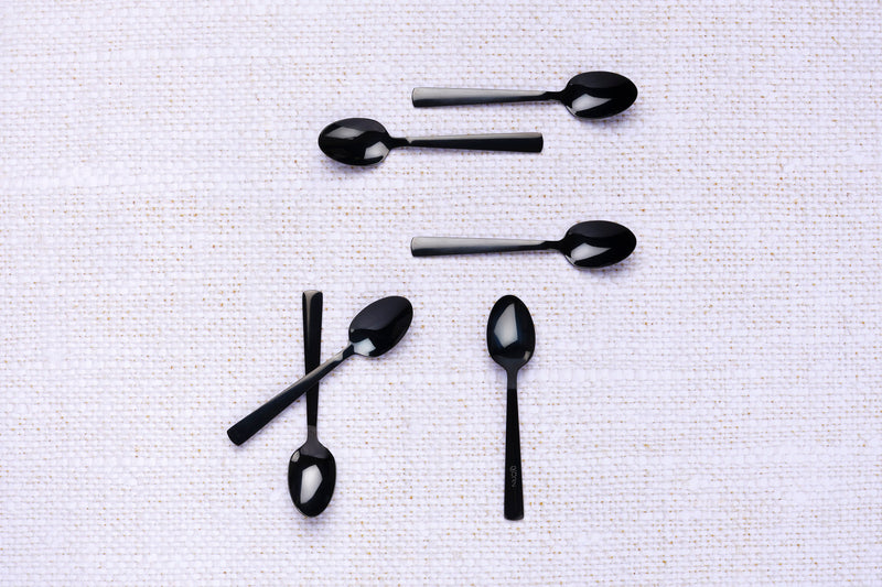Coffret 6 petites cuillères Telmo - Black