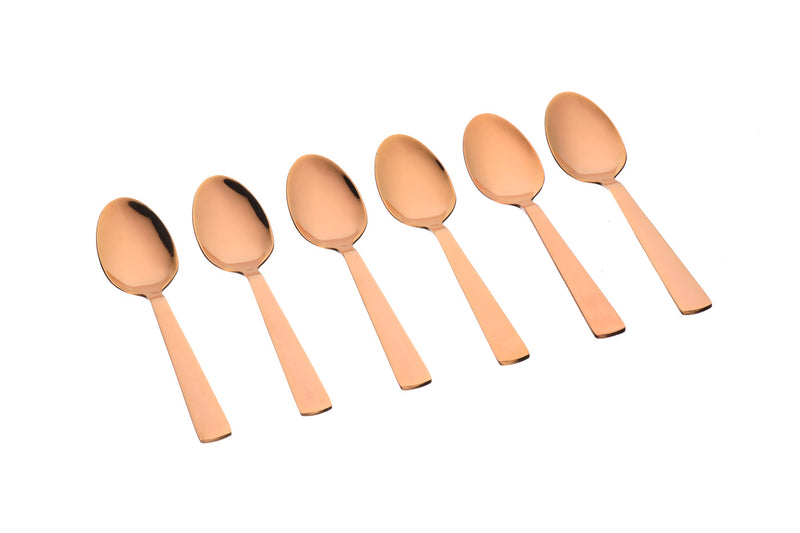 Coffret 6 petites cuillères Telmo - Copper