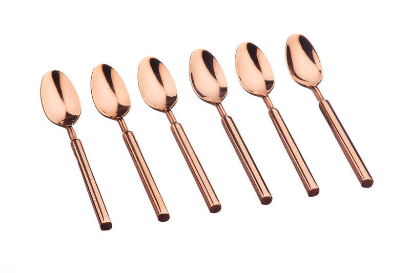 Coffret 6 petites cuillères Viggo - Copper