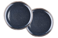 Plateau de service IRIS Ø32cm - 2 pièces - Bleu nuit