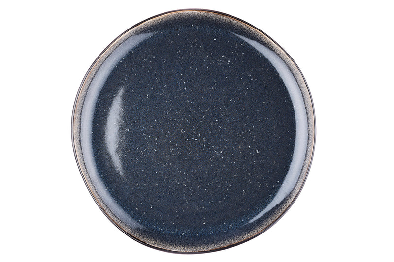 Plateau de service IRIS Ø32cm - 2 pièces - Bleu nuit