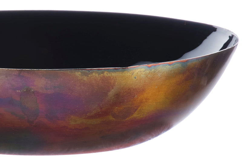 Corbeille à fruits en métal Ø25cm - Charbon