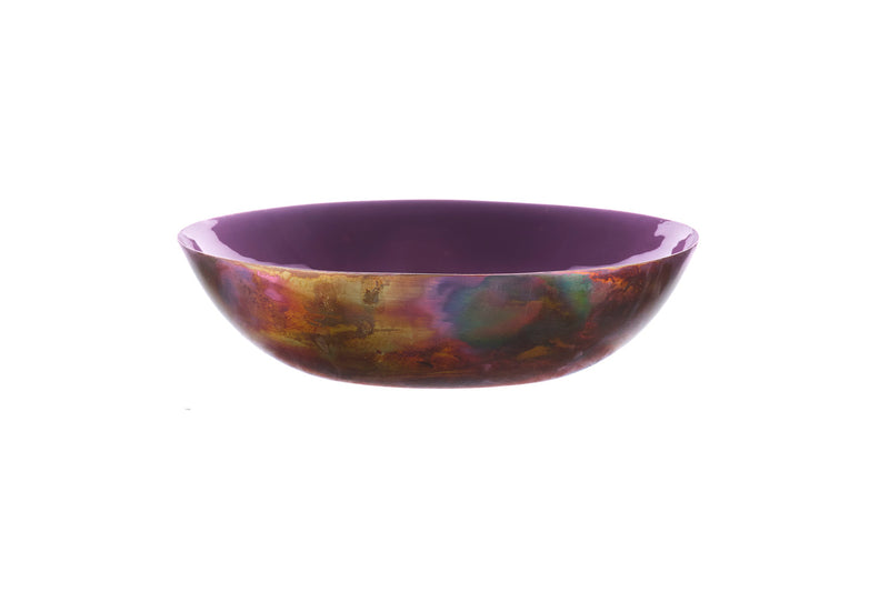 Corbeille à fruits en métal Ø25cm - Prune