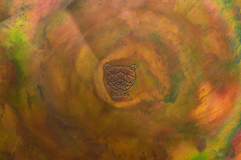 Corbeille à fruits en métal Ø25cm - Terracotta