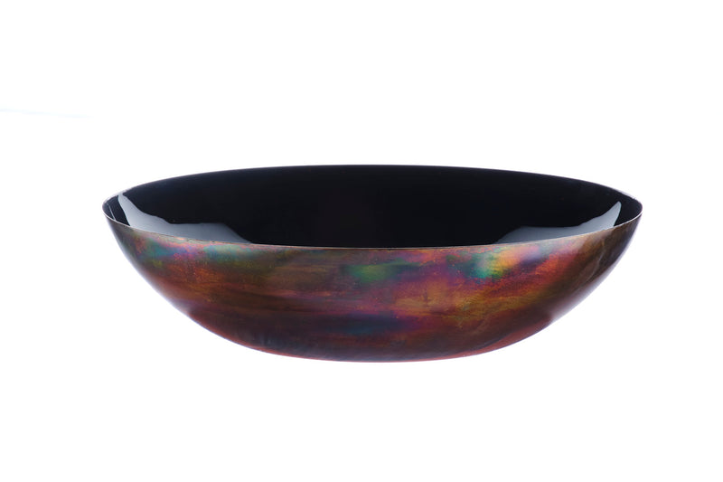 Corbeille à fruits en métal Ø30cm - Charbon