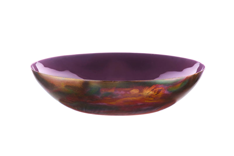 Corbeille à fruits en métal Ø30cm - Prune