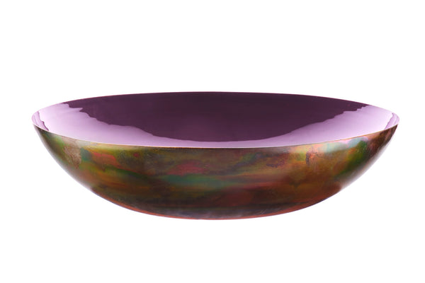 Corbeille à fruits en métal Ø35cm - Prune