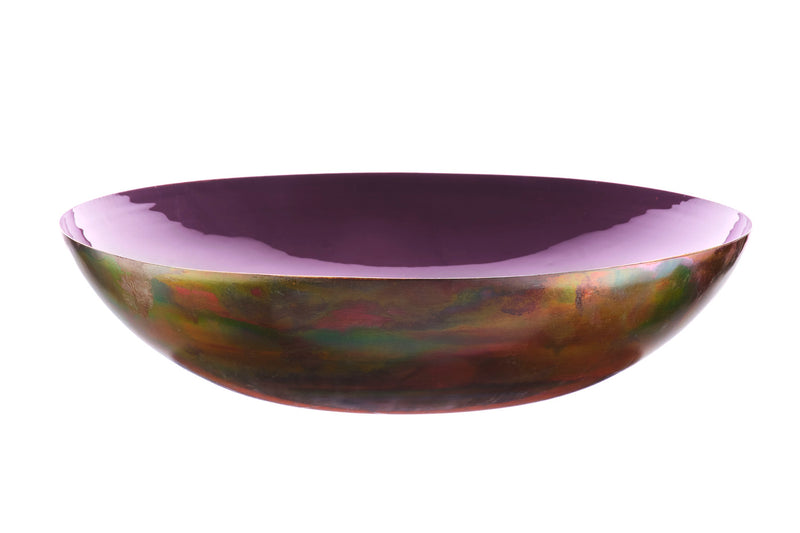 Corbeille à fruits en métal Ø35cm - Prune