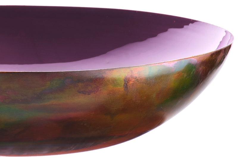 Corbeille à fruits en métal Ø35cm - Prune