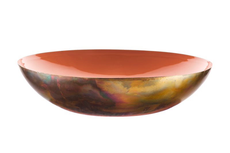 Corbeille à fruits en métal Ø35cm - Terracotta