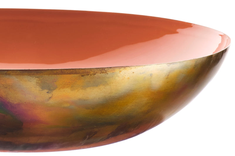 Corbeille à fruits en métal Ø35cm - Terracotta