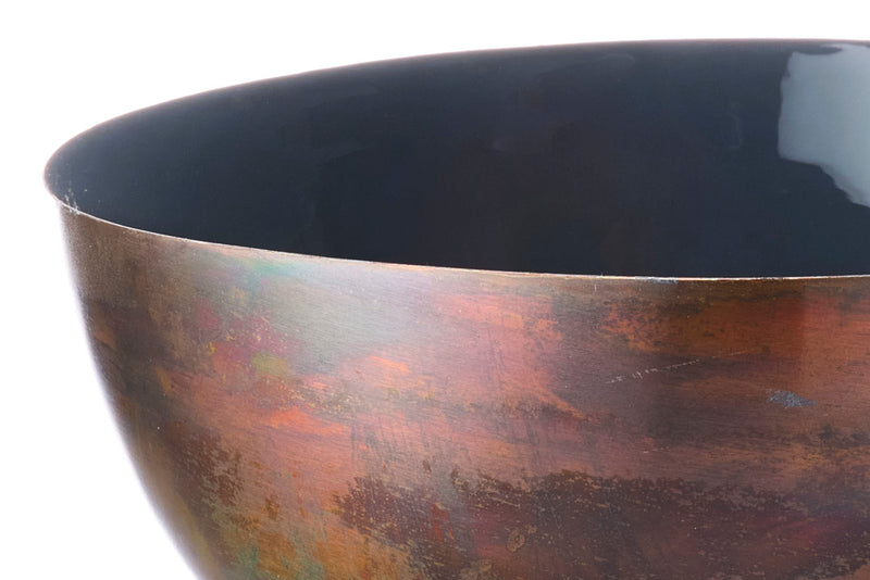 Saladier en métal Ø20cm - Basalte