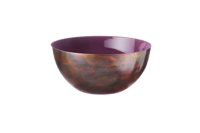 Saladier en métal Ø20cm - Prune