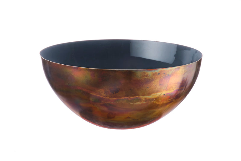 Saladier en métal Ø25cm - Basalte