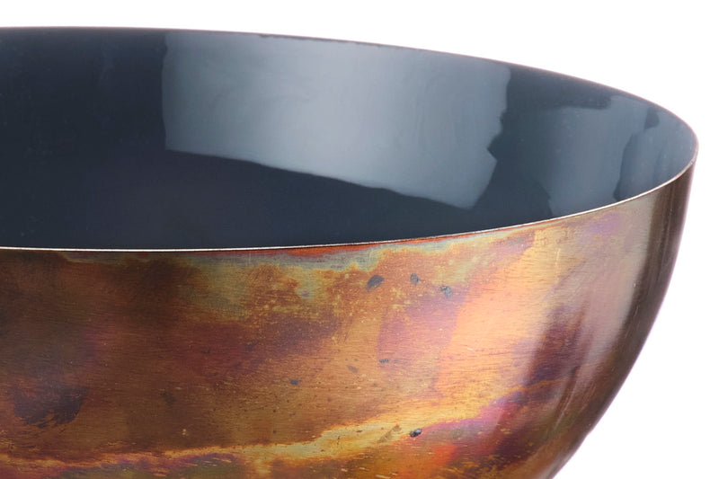 Saladier en métal Ø25cm - Basalte