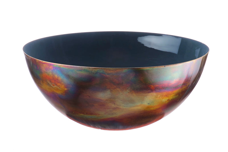 Saladier en métal Ø30cm - Basalte