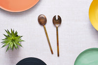 Couverts à salade en métal - Nude