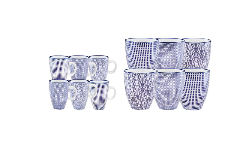 Service Boissons Chaudes - 12 pièces - Dark blue