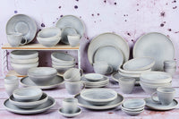 Service Complet STONE - 48 pièces - Gris lune