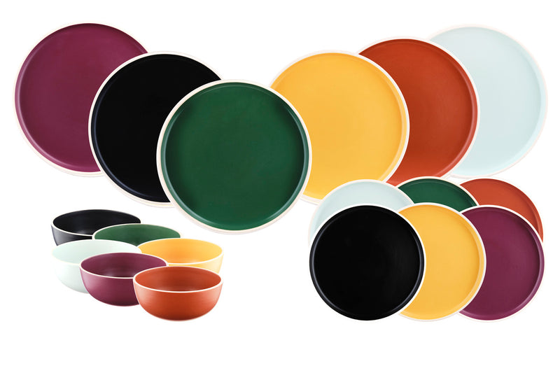 Service Les Essentiels ORIGIN - 18 pièces - Color mix