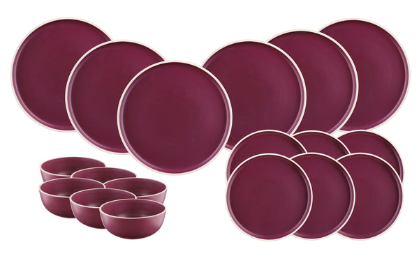 Service Les Essentiels ORIGIN - 18 pièces - Prune