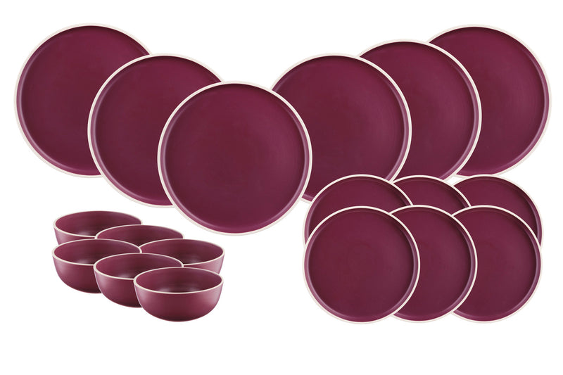 Service Les Essentiels ORIGIN - 18 pièces - Prune