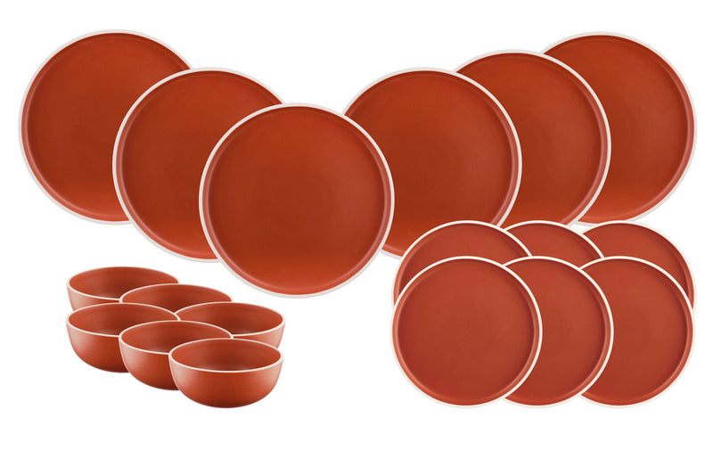 Service Les Essentiels ORIGIN - 18 pièces - Terracotta