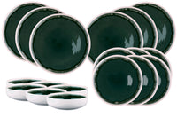 Service Les Essentiels OXYGEN - 18 pièces - Vert de gris
