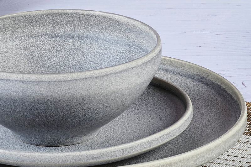 Service Les Essentiels STONE - 18 pièces - Gris lune