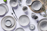Service Les Essentiels STONE - 18 pièces - Gris lune